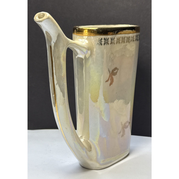 Old Karlovy Vary Czech Porcelain Hot Spring Water Sipping Cup Mug Lusterware - Picture 5 of 12